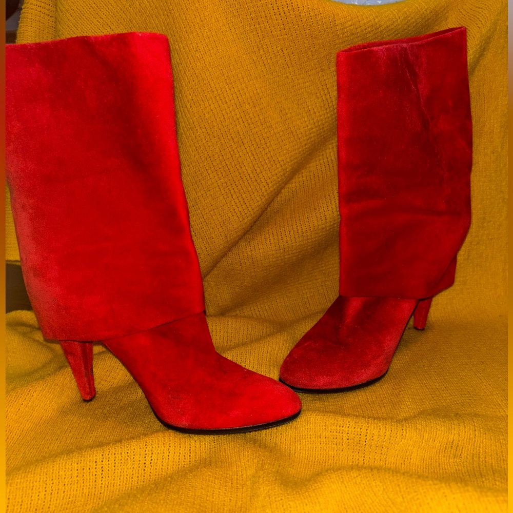 Italian fold over boots